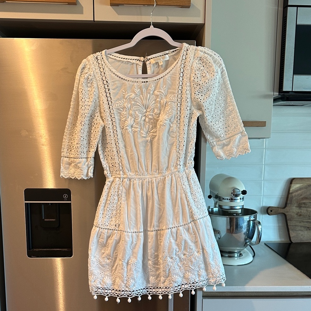 Summer White Lace Dress Love Shack Fancy